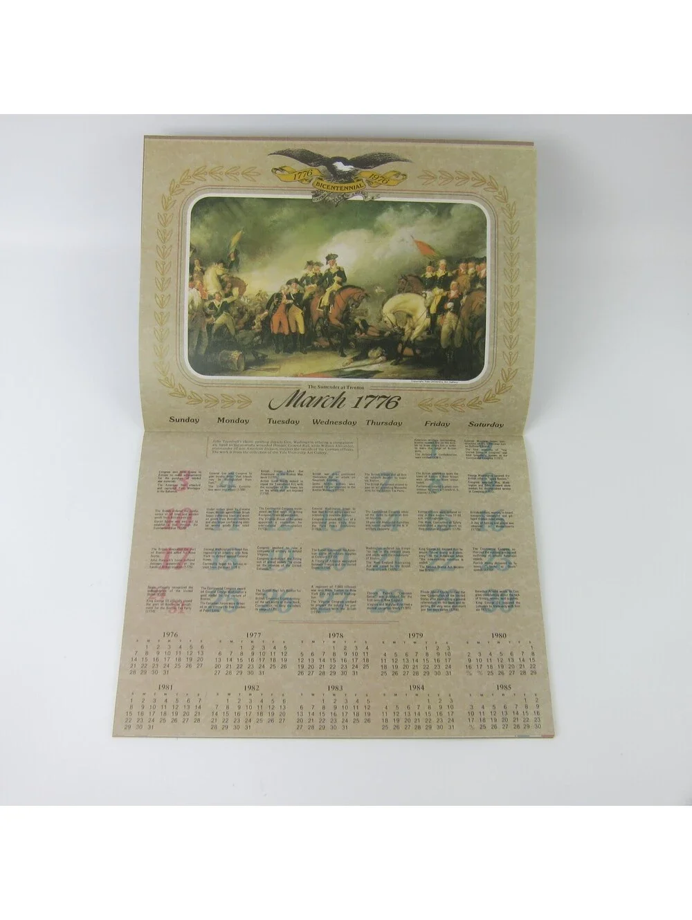 Vintage United States of America 200th Anniversary Calendar & Almanac 1976 RARE
